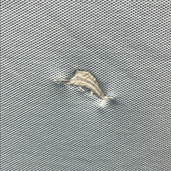 Tommy Bahama Plus Size Blue Polo Classic Design - Picture 3 of 7